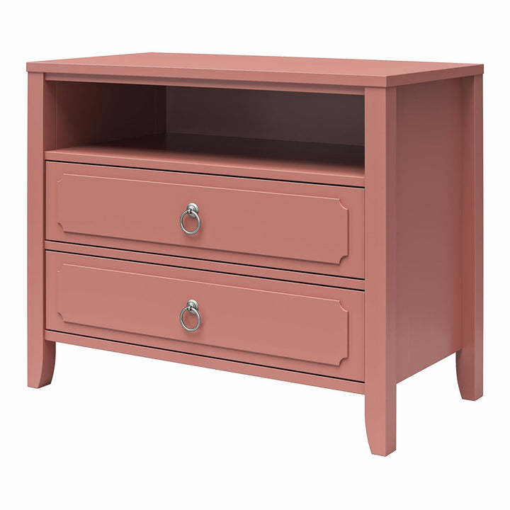 Her Majesty 2 - Drawer Nightstand Novogratz Color: Dusty Rose