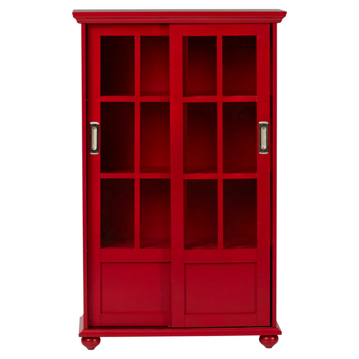51" H x 31.75" W Standard Bookcase Andover Mills™ Color: Red