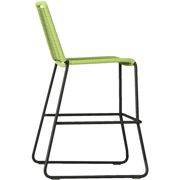 Huron Patio Bar Stool AllModern Color: Green Seat Height: Counter Stool (26" Seat Height)