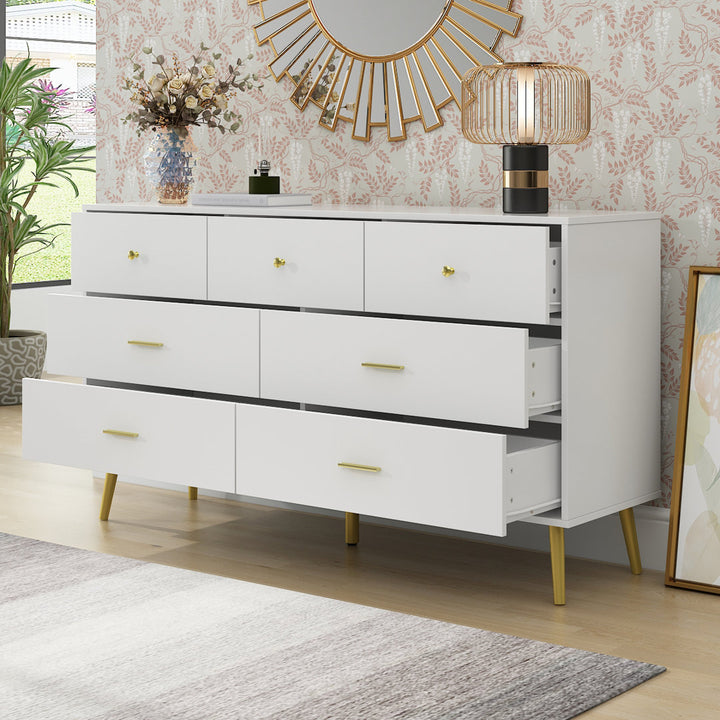 Gilock 7 Drawer 55.9" W Dresser Corrigan Studio®