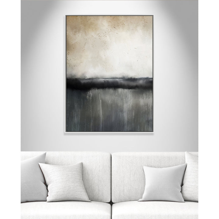 Sunset by Kimberly Allen Print Joss & Main Size: 41.5" H x 31.5" W x 2" D Format: White Framed Canvas
