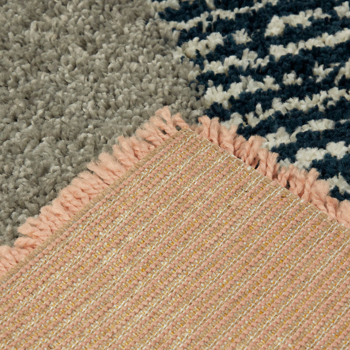 Satterlee Geometric Orange/Gray/Brown Area Rug Mercury Row® Rug Size: Rectangle 7'10" x 10'