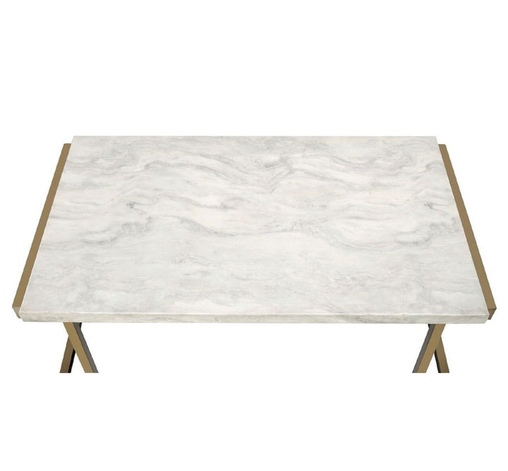 Luthersville Sled Coffee Table in Champagne Willa Arlo™ Interiors