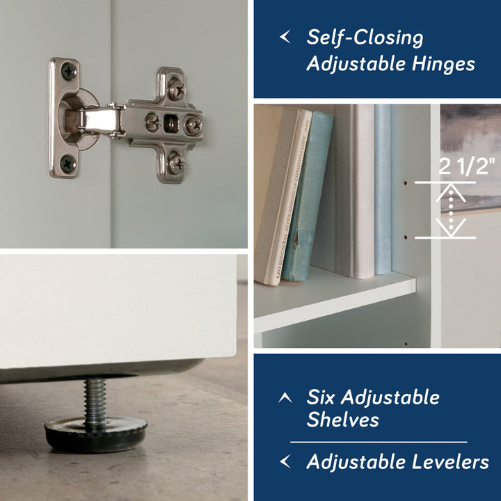 Gilbreath 6 - Shelf Storage Cabinet Zipcode Design™