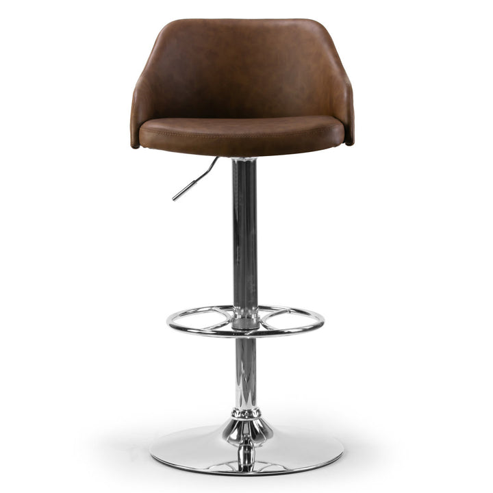 Buker Adjustable Height Swivel Bar Stool Union Rustic