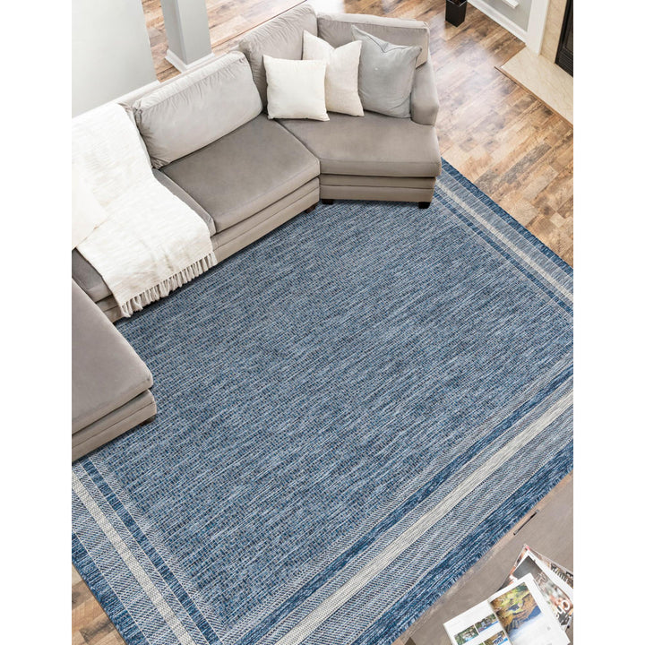 Swanee Blue Indoor / Outdoor Area Rug Arlmont & Co. Rug Size: Rectangle 3'3" x 5'3"
