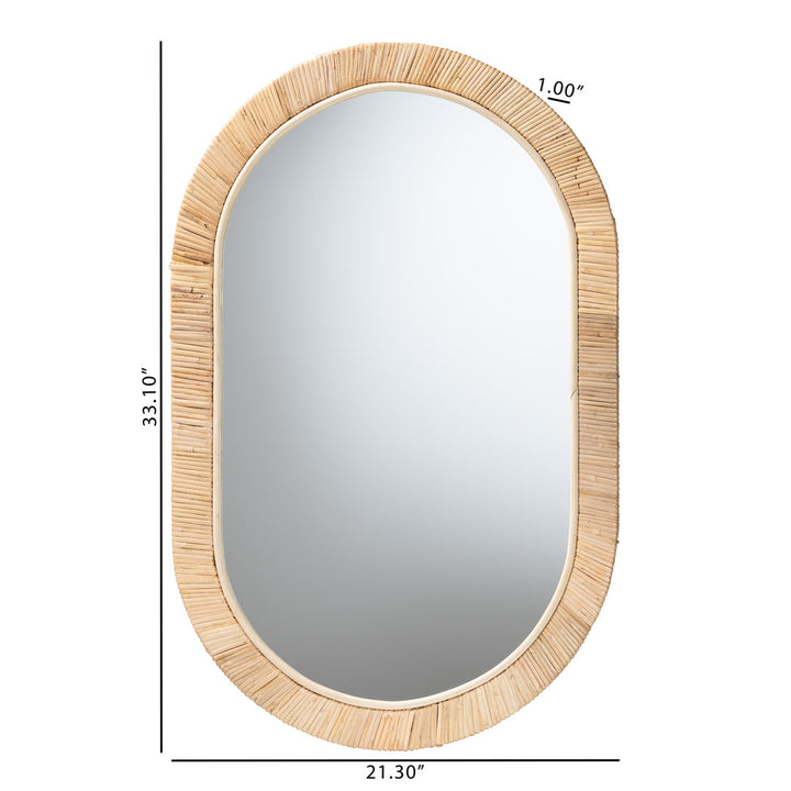 Bella Seagrass Accent Mirror Wholesale Interiors