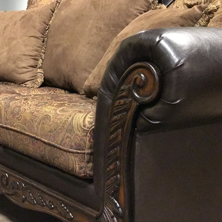 Rolled Arm Sofa with Reversible Cushions Lark Manor™