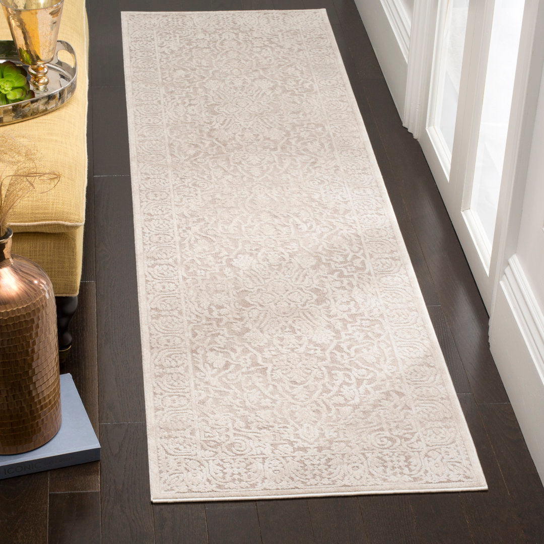 Calidia Oriental Beige/Cream Area Rug Laurel Foundry Modern Farmhouse® Rug Size: Runner 2'9" x 6'