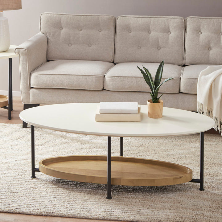 Beaumont 4 Legs Coffee Table with Storage Wade Logan®