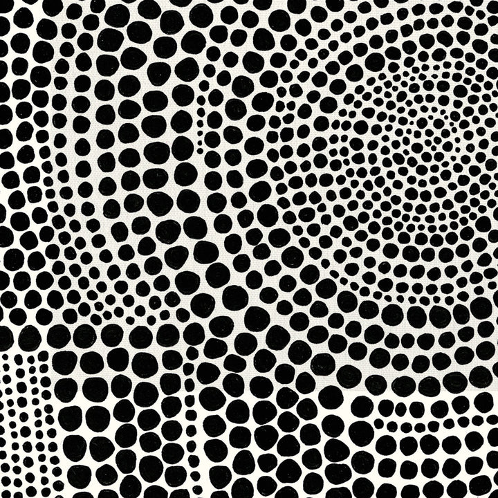 Clustered Dots B' - Unframed Painting Print on Canvas Dakota Fields Size: 28" H x 22" W x 1.5" D