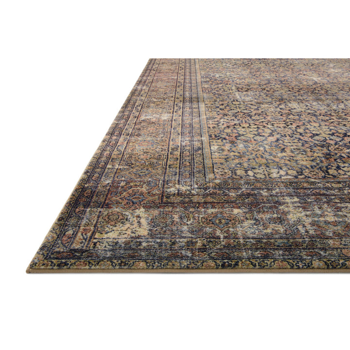 Amber Lewis x Loloi Morgan Denim/Multi Rug Amber Lewis x Loloi Rug Size: Rectangle 2' x 3'6"