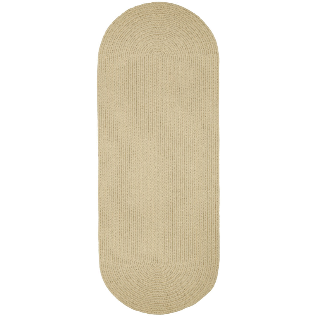 Smyth Handmade Cream Indoor/Outdoor Area Rug August Grove® Rug Size: Runner 2' x 6'