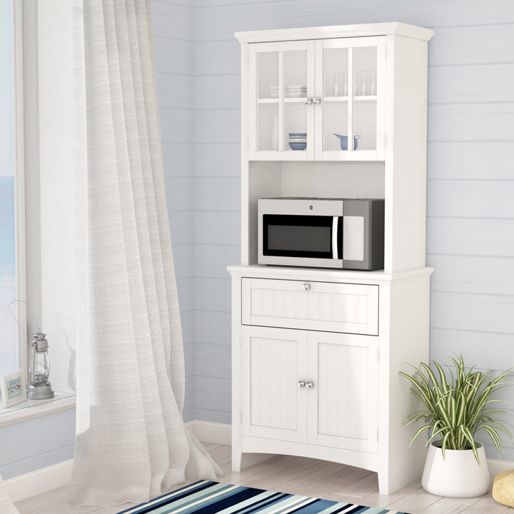 Sorens 70.25" Kitchen Pantry Highland Dunes Finish: White
