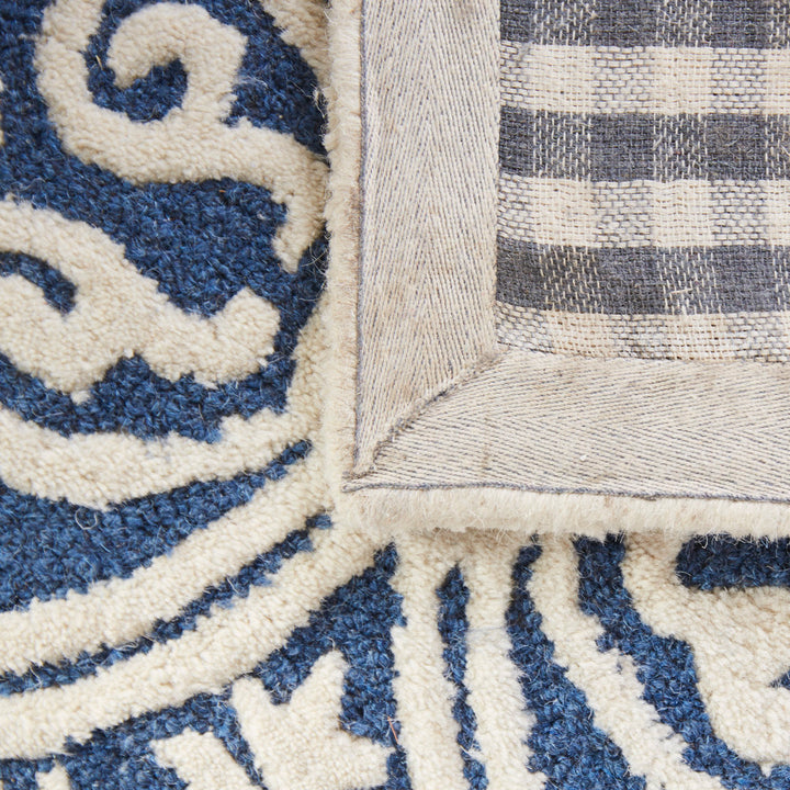 Sadik Hand Tufted Wool Geometric Rug Charlton Home® Rug Size: Rectangle 2'6" x 4'
