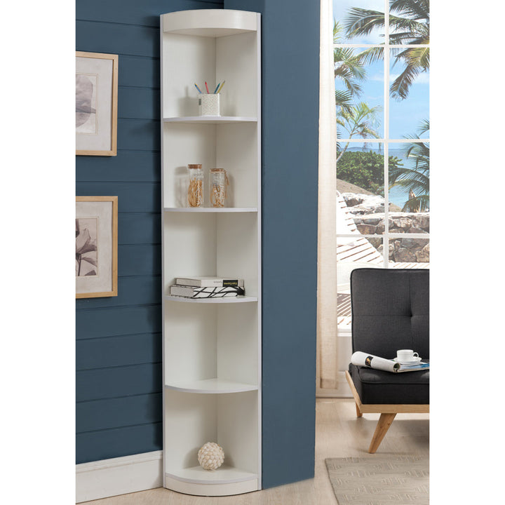Neffs 77" H x 12" W Corner Bookcase Wade Logan®
