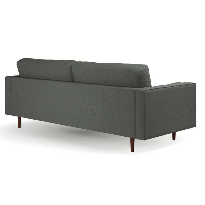 Geo 84" Upholstered Sofa AllModern Fabric: Charcoal Fabric
