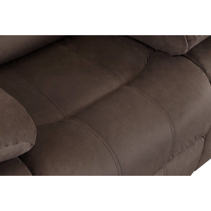 Aum 60" Pillow Top Arm Reclining Loveseat Red Barrel Studio® Upholstery: Brown