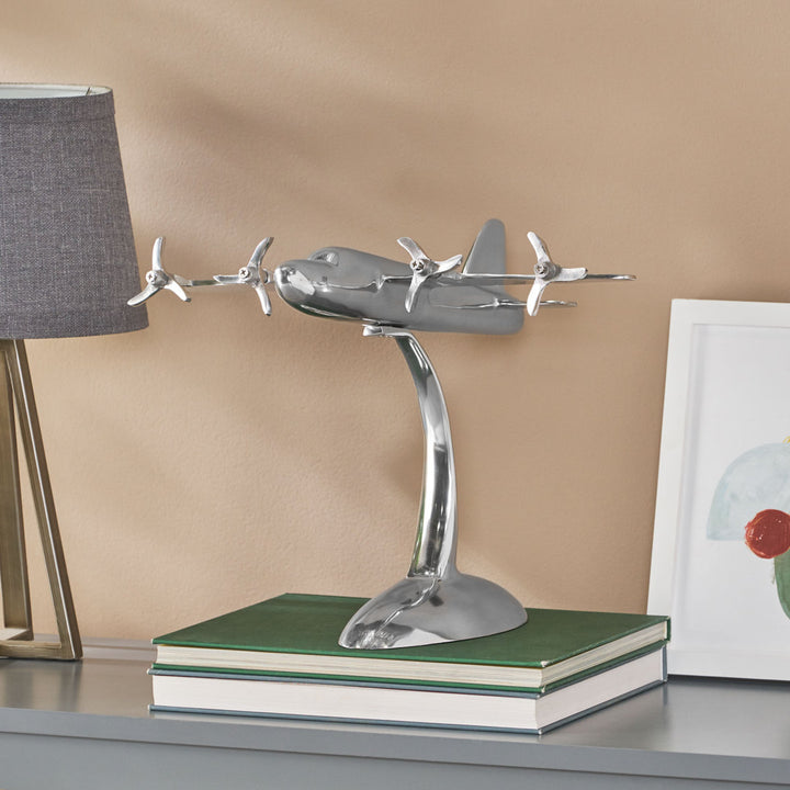Aluminum Aeroplane Decor 17 Stories