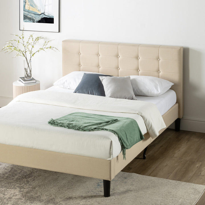 Leonard Tufted Upholstered Platform Bed Zipcode Design™ Size: Full