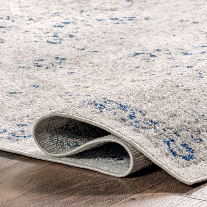 Kristine Power Loom Performance Oriental Blue Rug One Allium Way® Rug Size: Runner 2'8" x 8'
