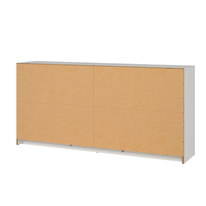 Guilford 6 Drawer 56.34" W Double Dresser Wade Logan® Color: White