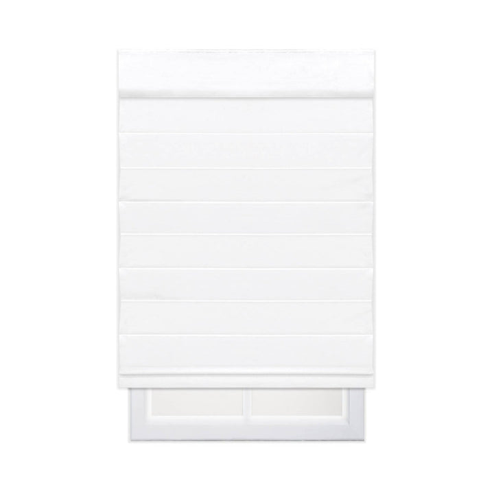 Cordless Blackout 100% Cotton Roman Shade with Cellular Shade Backing Symple Stuff Size: 60"W x 72"L Finish: White