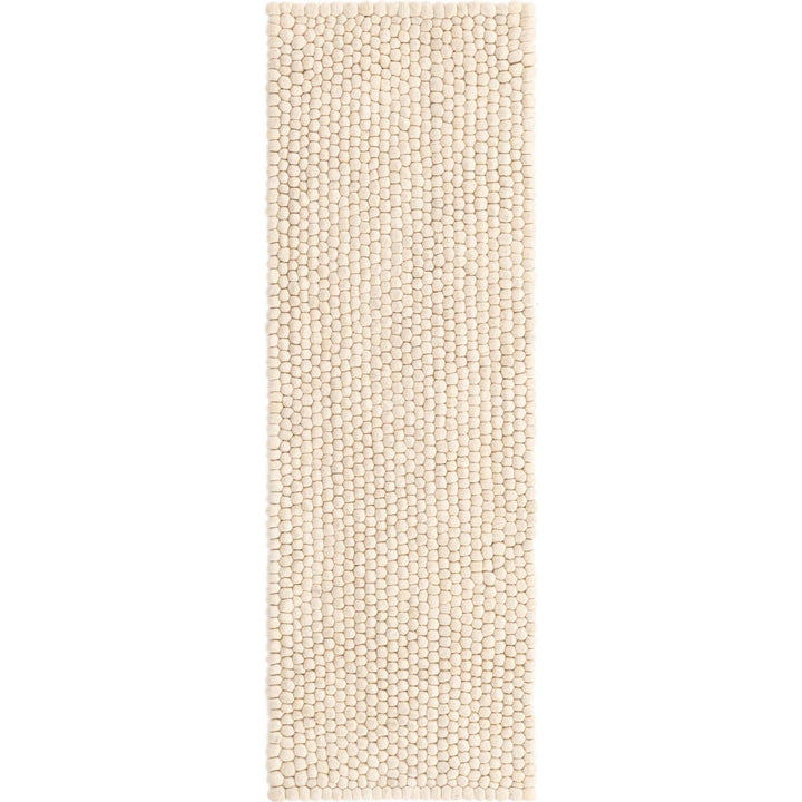 Rectangle Sondra Power Loomed Wool Area Rug in Beige Beachcrest Home™ Rug Size: Runner 2'2" x 6'1"