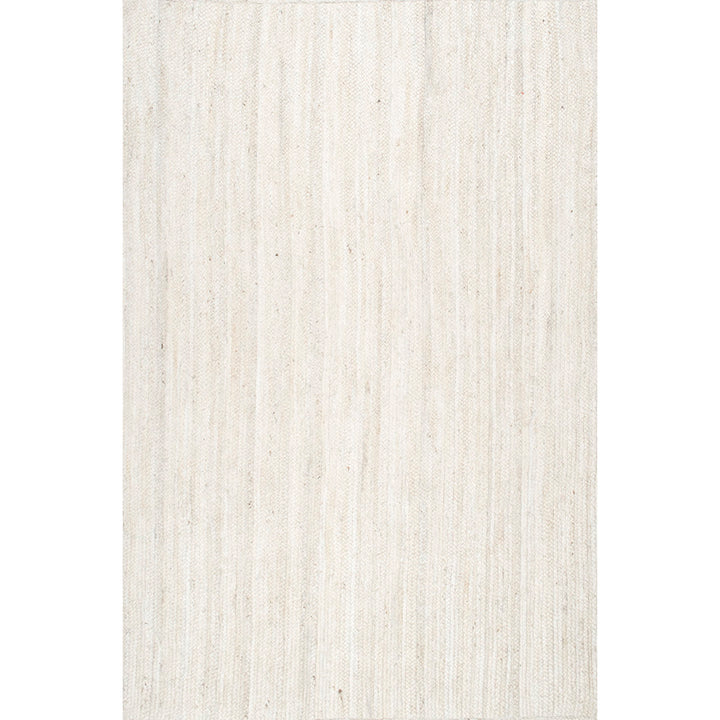 Cruise Handmade Braided Jute Area Rug in Off White Highland Dunes Rug Size: Rectangle 8' x 11'