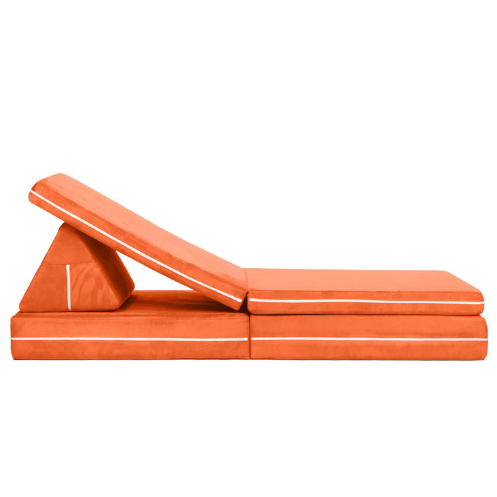 Marrero  Zipline Playscape - Imaginative Furniture Playset for Creative Kids Isabelle & Max™ Color: Mandarin