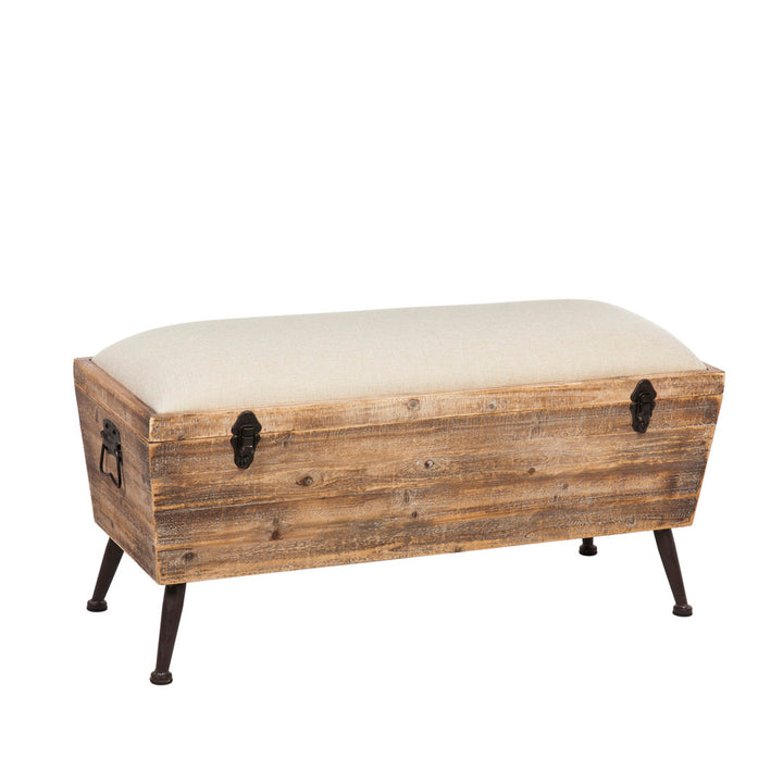 Annie Solid Wood Flip Top Storage Bench Sand & Stable™