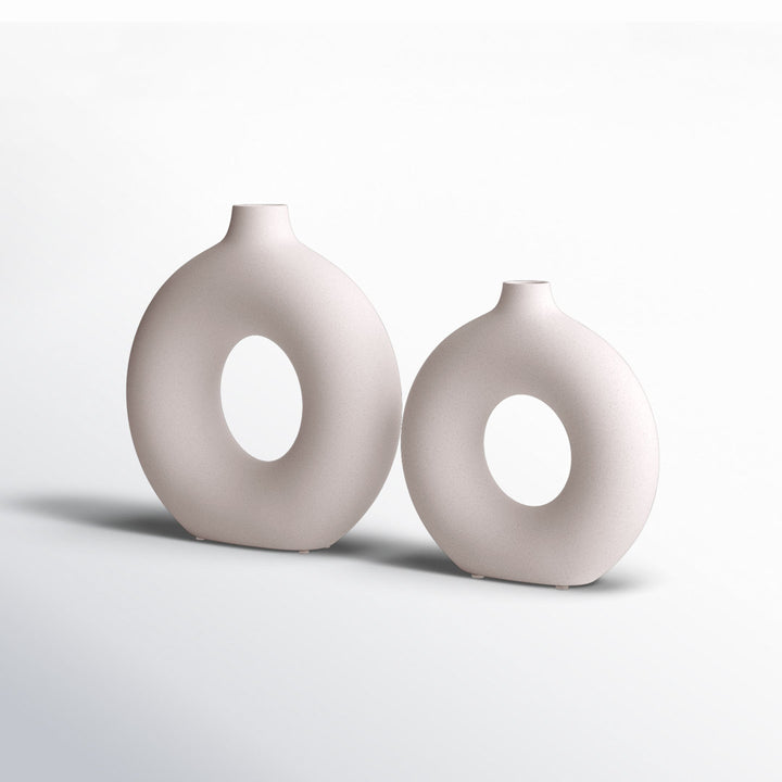 Aionna Ceramic Table Vase (Set of 2) Birch Lane™