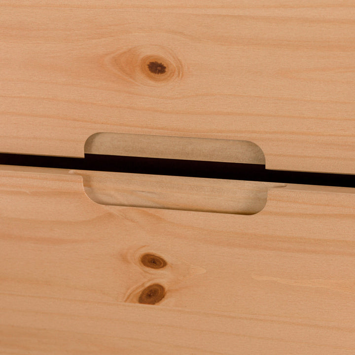 Mags Solid Wood Groove 2-Drawer Nightstand AllModern Color: Natural Pine