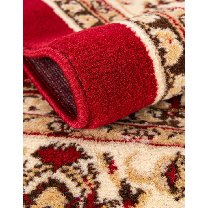Bhatari Oriental Burgundy Area Rug Winston Porter Rug Size: Rectangle 7'1" x 10'