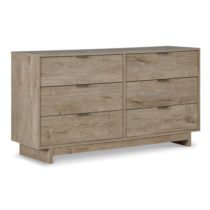 Elfidio 6 Drawer Double Dresser Charlton Home® Size: 30.75" H x 59.02" W x 18.74" D
