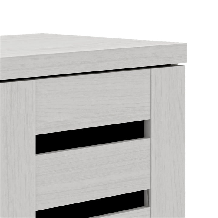 Lismore 16 Pair Shoe Storage Cabinet Steelside™ Finish: Pearl White