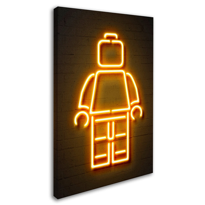 'Minifig' Graphic Art Print on Wrapped Canvas Trademark Fine Art Size: 47" H x 30" W
