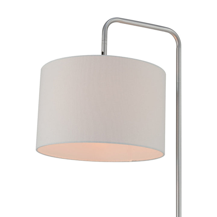 Chattahoochee 58" Arched Floor Lamp Ebern Designs Base Finish: Silver