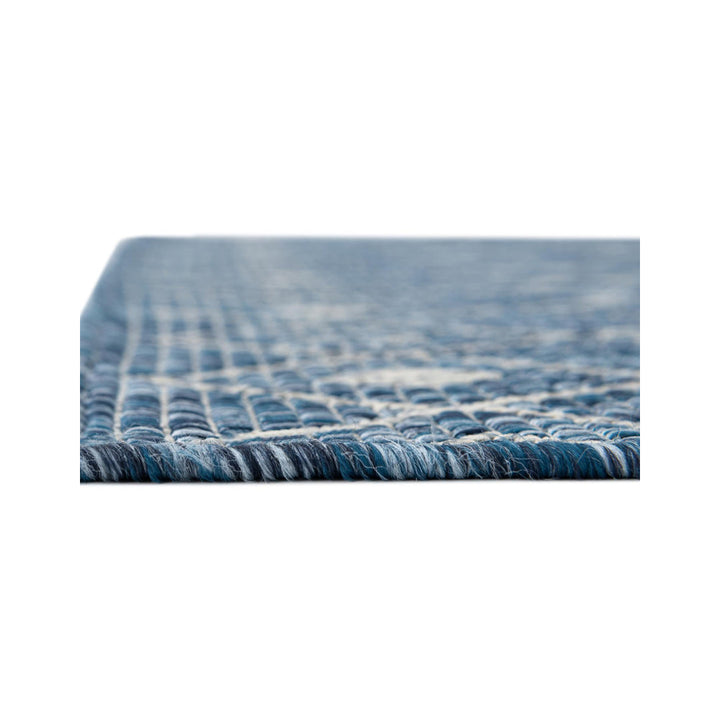 Innsbrook Southwestern Power Loom Teal Indoor/Outdoor Area Rug Laurel Foundry Modern Farmhouse® Rug Size: Square 5'