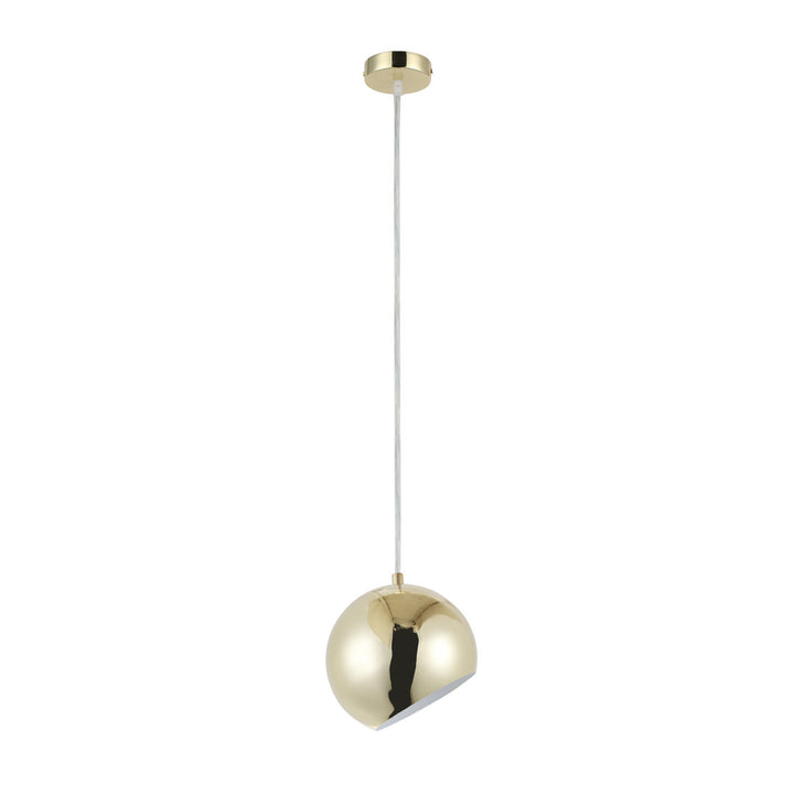 Monterey 1-Light Single Globe Pendant Orren Ellis Finish: Plated Gold