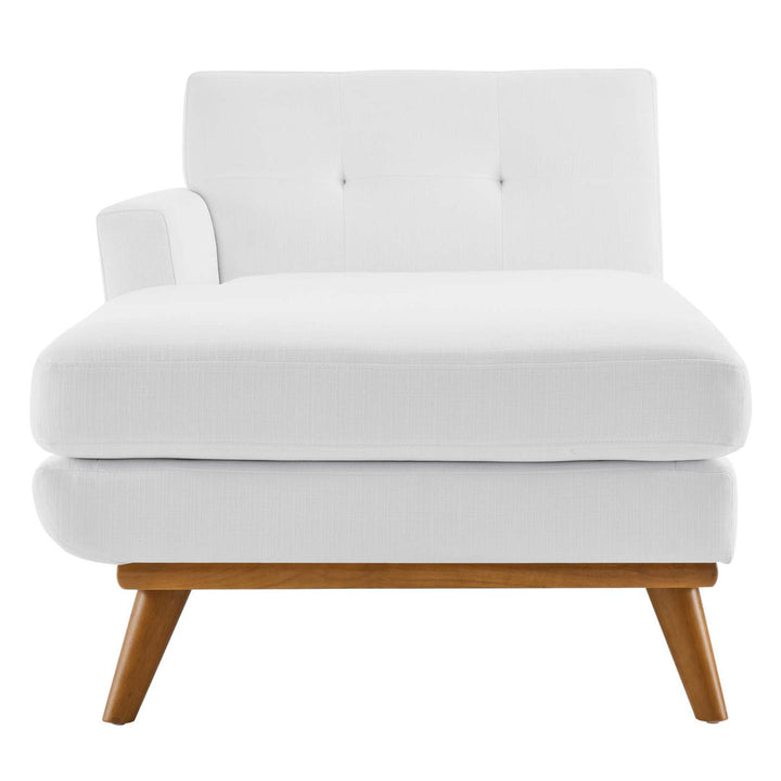Modway Engage Chaise Modway Upholstery Color: White Orientation: Left Hand Facing