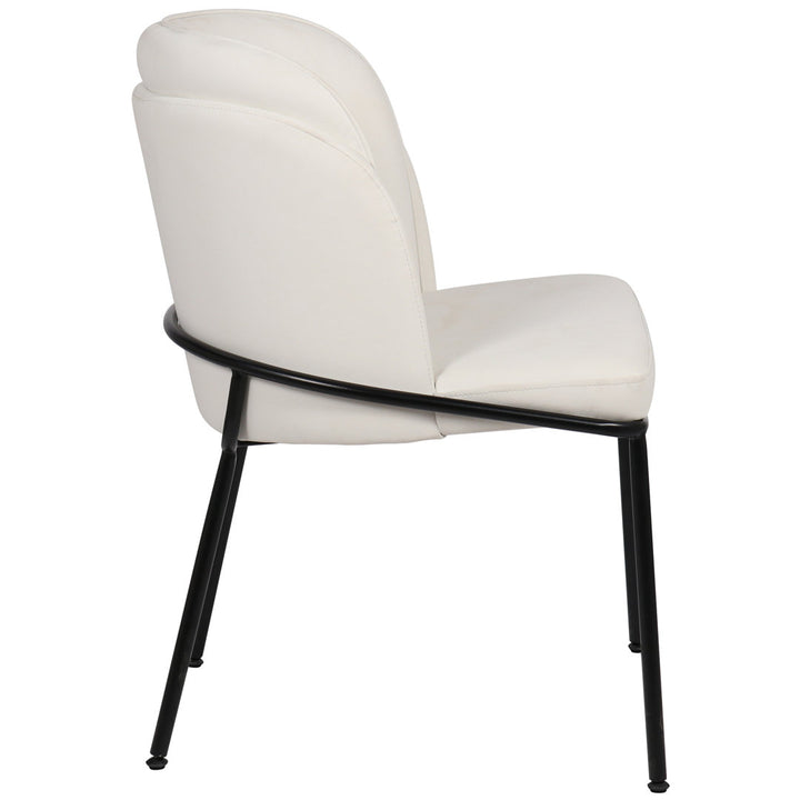 Philpott Faux Leather Dining Chair, Set Of 2 (Set of 2) Trent Austin Design® Upholstery Color: White