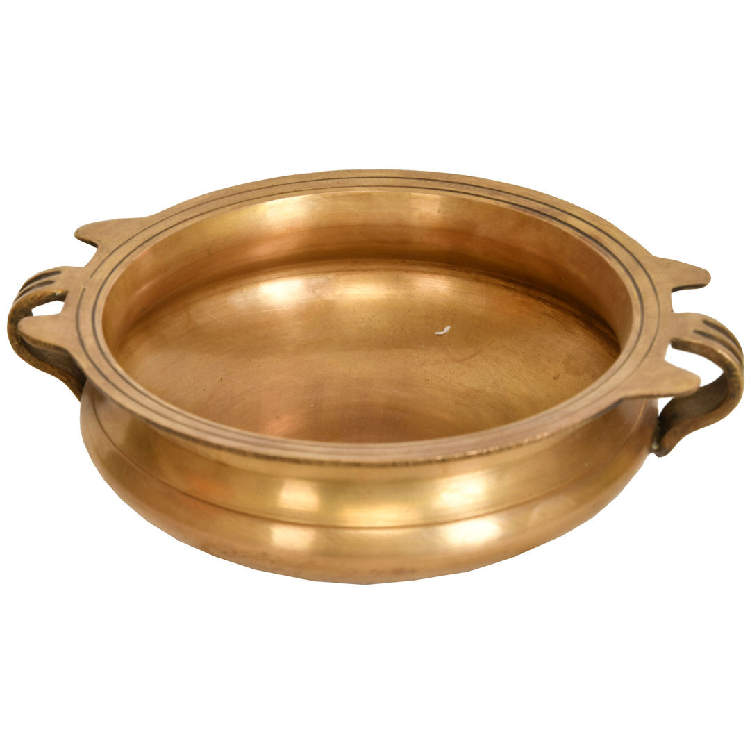Metal Abstract Decorative Bowl in Gold Bungalow Rose