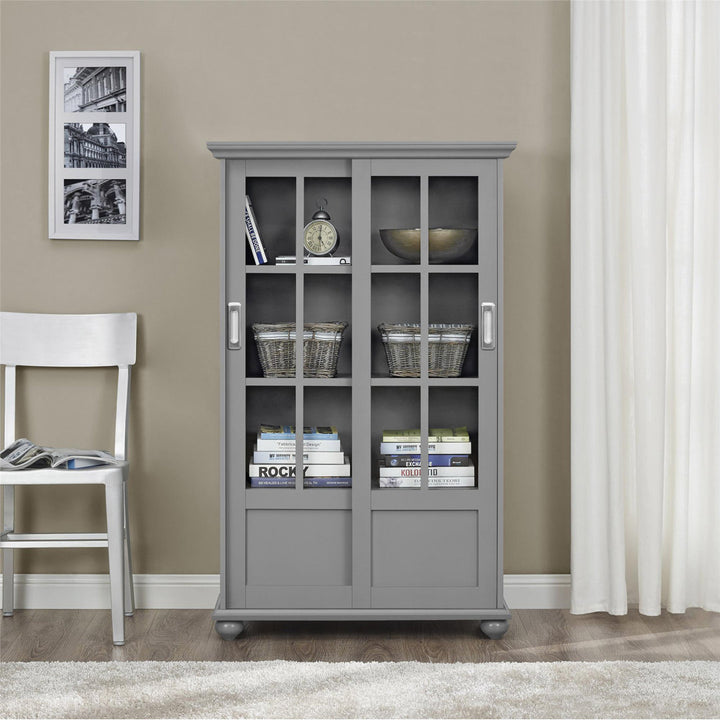 51" H x 31.75" W Standard Bookcase Andover Mills™ Color: Gray