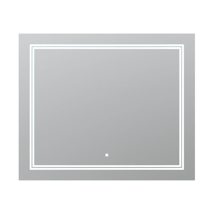 Soho LED Mirror with Defogger and Dimmable, Backlit + Front Lit. AQUADOM Size: 36" H x 40" W