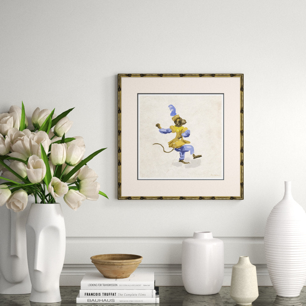 Jig by Dana Gibson - Picture Frame Painting on Paper Soicher Marin