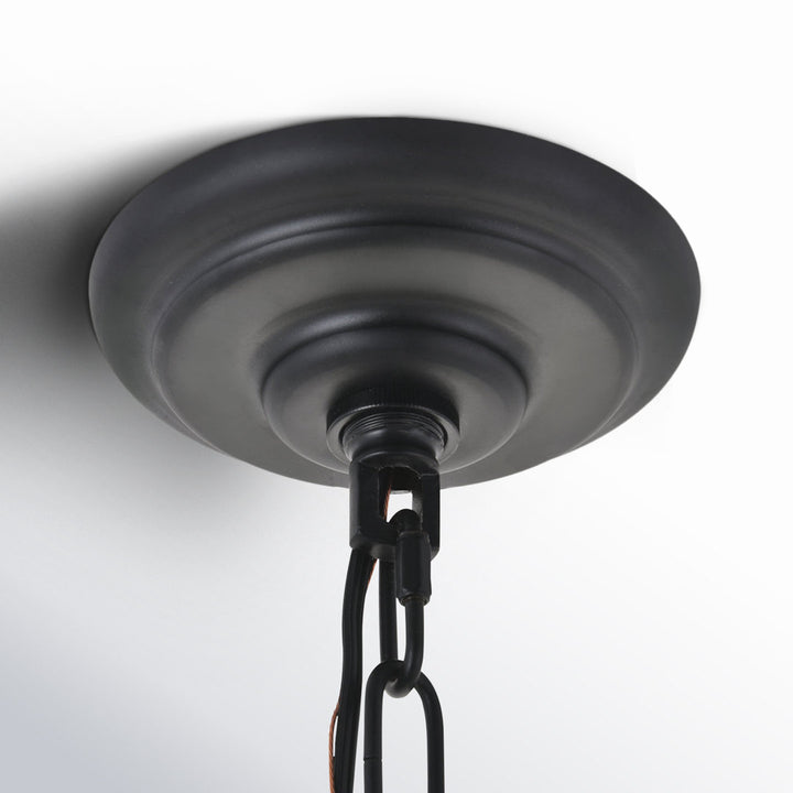 Ableton 6 - Light Candle Style Classic / Traditional Chandelier Birch Lane™ Size: 25" H x 48" W x 48" D Finish: Black/Brass