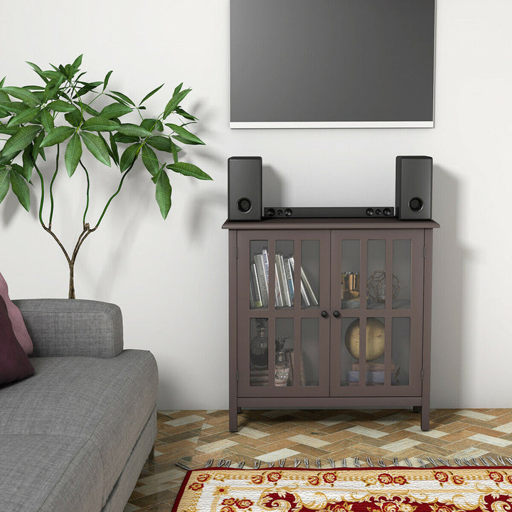 Gonsalez 2 - Door Accent Cabinet Breakwater Bay Color: Brown