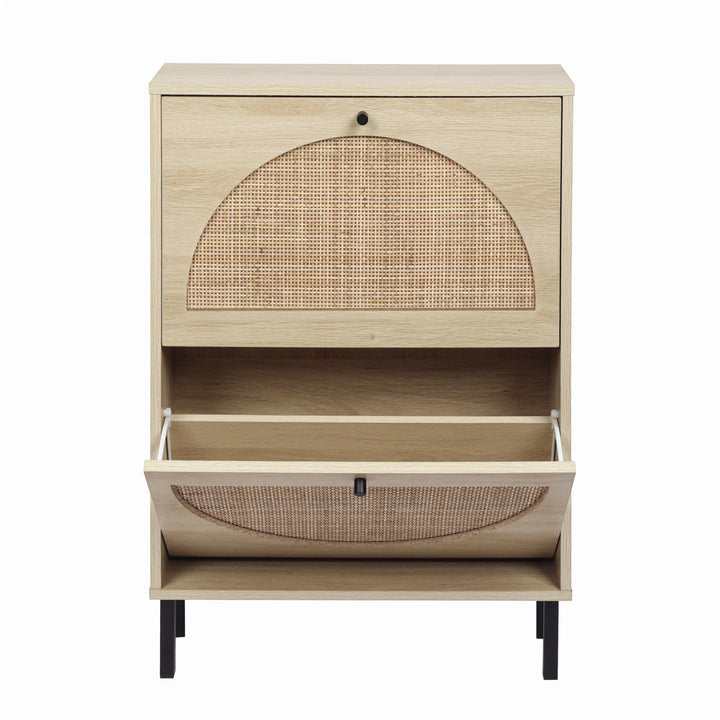 Shoe Storage Cabinet Bay Isle Home™ Finish: Natural