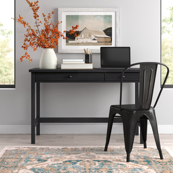 Willams Desk Laurel Foundry Modern Farmhouse® Color: Raven Oak